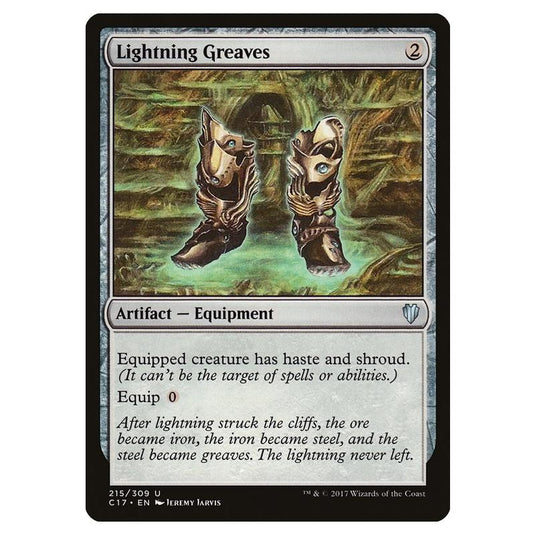 Magic The Gathering - Commander 2017 - Lightning Greaves - 215/309