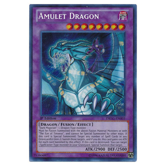 Yu-Gi-Oh! - Dragons of Legend - Amulet Dragon (Secret Rare) DRLG-EN003