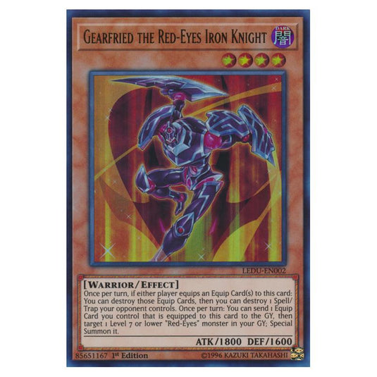 Yu-Gi-Oh! - Legendary Duelists - Gearfried the Red-Eyes Iron Knight (Ultra Rare) LEDU-EN002