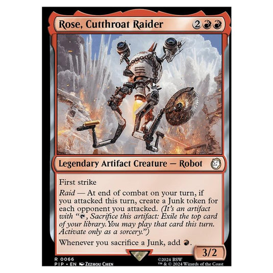 Magic The Gathering - Universes Beyond - Fallout - Rose, Cutthroat Raider - 0066