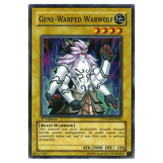 Yu-Gi-Oh! - Strike of Neos - Gene-Warped Warwolf (Super Rare) STON-EN001