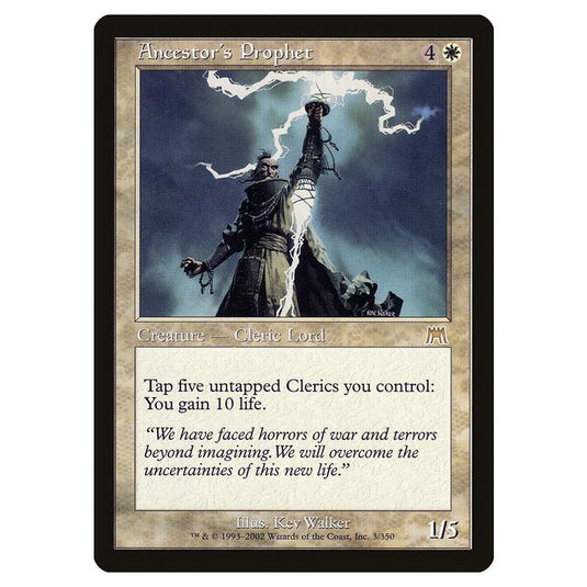 Magic The Gathering - Onslaught - Ancestor's Prophet - 3/350