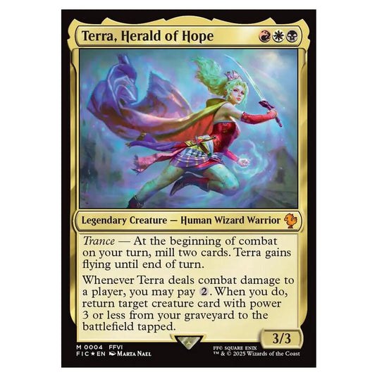 Magic The Gathering - Final Fantasy Commander - Terra, Herald Of Hope - 4