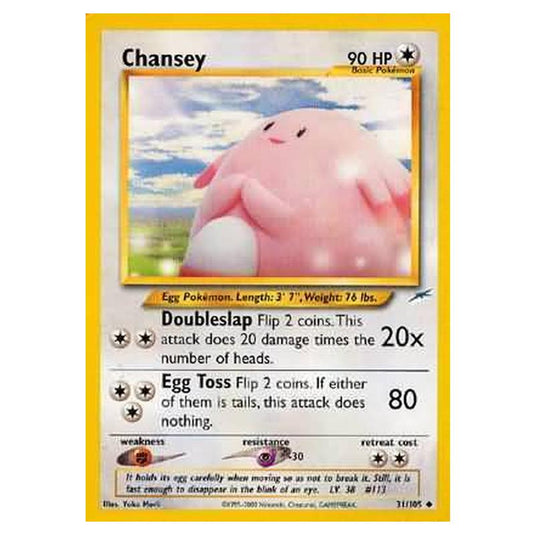 Pokemon - Neo Destiny - Chansey - 031/105