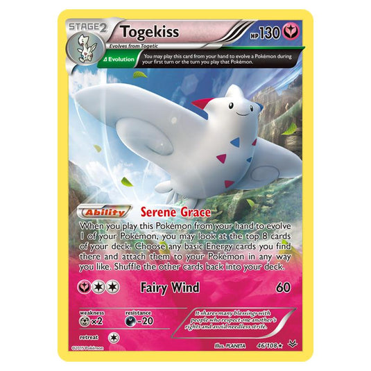 Pokemon - XY - Roaring Skies - Togekiss - 46/108 (Reverse Holo)