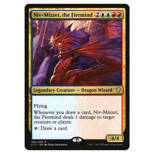 Magic The Gathering - Commander 2017 - Niv-Mizzet, the Firemind - 185/309