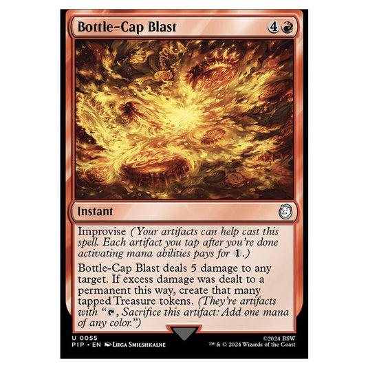 Magic The Gathering - Universes Beyond - Fallout - Bottle-Cap Blast - 0055
