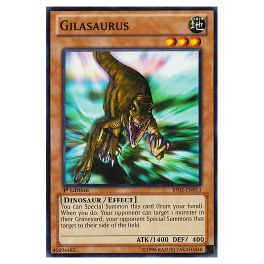Yu-Gi-Oh! - Battle Pack 2 - War of the Giants - Gilasaurus (Common) BP02-EN013