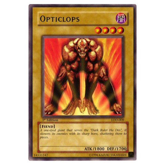 Yu-Gi-Oh! - Legacy of Darkness - Opticlops (Rare) LOD-009