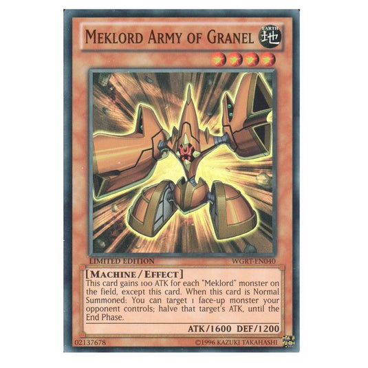Yu-Gi-Oh! - War of the Giants Reinforcements - Meklord Army of Granel (Super Rare) WGRT-EN040