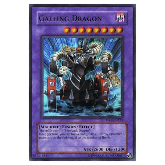 Yu-Gi-Oh! - Dark Revelation Volume 3 - Gatling Dragon (Ultra Rare) DR3-EN155