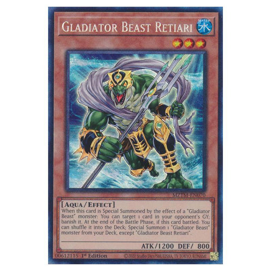 Yu-Gi-Oh! - Maze of the Master - Gladiator Beast Retiari (Collector's Rare) MZTM-EN070