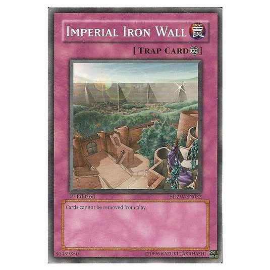 Yu-Gi-Oh! - Zombie World Structure Deck - Imperial Iron Wall (Common) SDZW-EN032