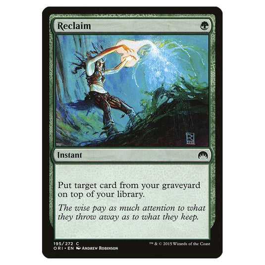 Magic The Gathering - Magic Origins - Reclaim - 195/272 (Foil)
