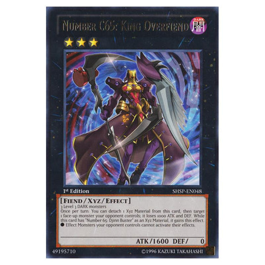 Yu-Gi-Oh! - Shadow Specters - Number C65: King Overfiend (Rare) SHSP-EN048