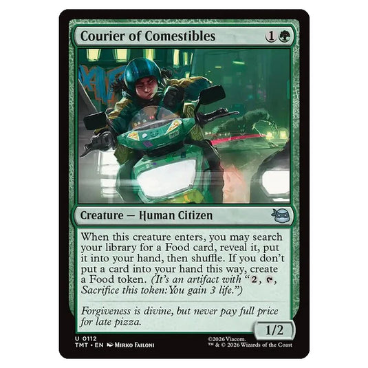 Magic The Gathering - Teenage Mutant Ninja Turtles - Courier of Comestibles - 0112