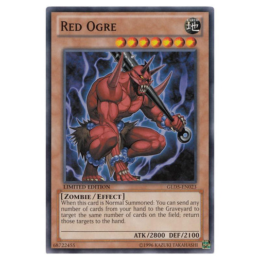 Yu-Gi-Oh! - Gold Series - Haunted Mine - Red Ogre (Common) GLD5-EN023