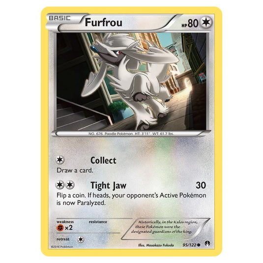 Pokemon - XY - Breakpoint - Furfrou - 95/122 (Reverse Holo)
