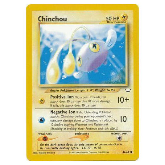 Pokemon - Neo Revelation - Chinchou - 42/64/64