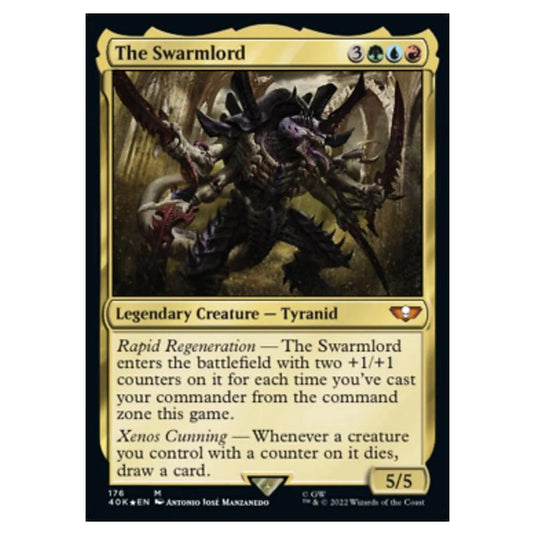Magic The Gathering - Universes Beyond - Warhammer 40k - The Swarmlord - 176/168