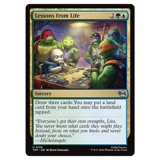 Magic The Gathering - Teenage Mutant Ninja Turtles - Lessons from Life - 0155