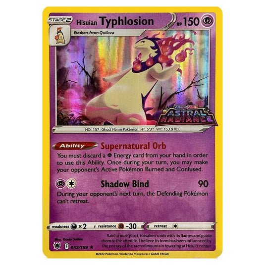 Pokemon - Retail Exclusive Promos - Hisuian Typhlosion - 52