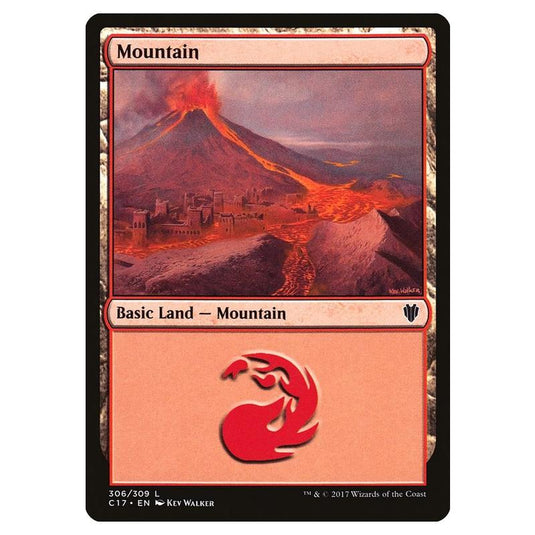 Magic The Gathering - Commander 2017 - Mountain - 306/309