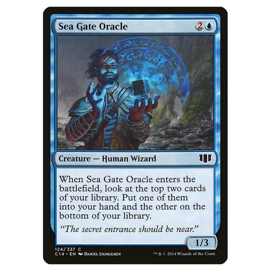 Magic The Gathering - Commander 2014 - Sea Gate Oracle - 124