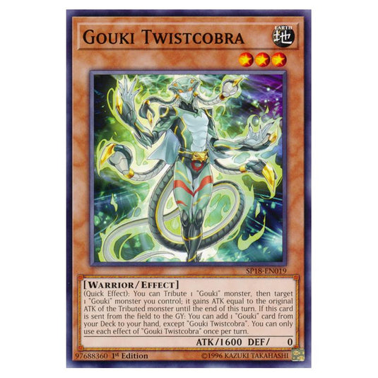 Yu-Gi-Oh! - Star Pack VRAINS - Gouki Twistcobra (Common) SP18-EN019