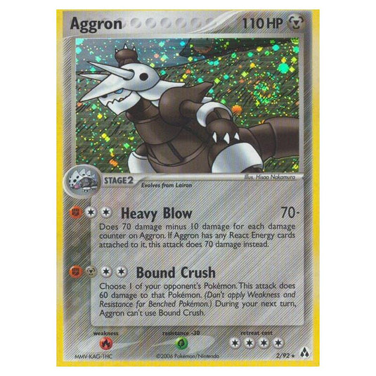 Pokemon - EX Legend Maker - Aggron - 02/92