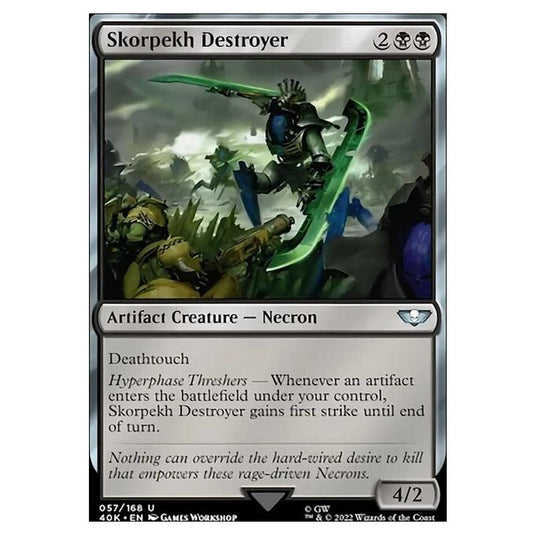 Magic The Gathering - Universes Beyond - Warhammer 40k - Skorpekh Destroyer - 057/168