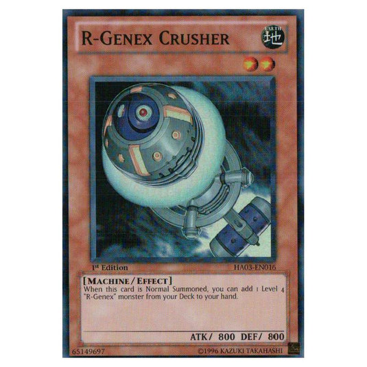 Yu-Gi-Oh! - Hidden Arsenal 3 - R-Genex Crusher (Super Rare) HA03-EN016