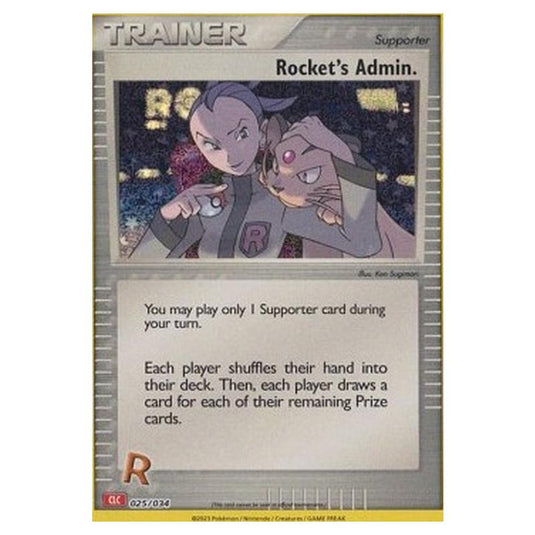 Pokemon - Pokémon Trading Card Game Classic - Charizard & Ho-Oh ex Deck - Rocket's Admin. 025