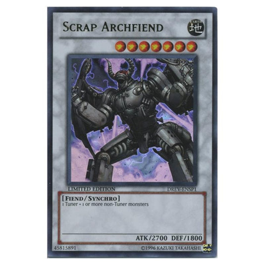 Yu-Gi-Oh! - Duelist Revolution Sneak Peek Participation Card - Scrap Archfiend (Ultra Rare) DREV-ENSP1