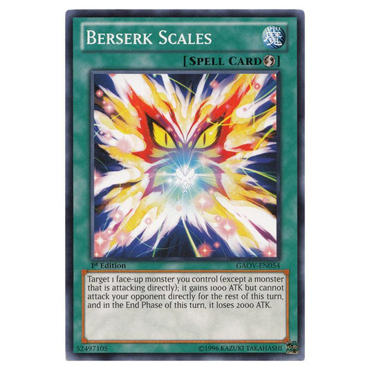Yu-Gi-Oh! - Galactic Overlord - Berserk Scales (Common) GAOV-EN054