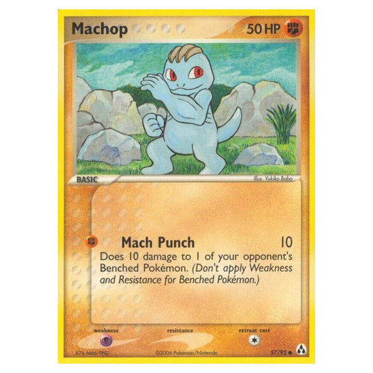 Pokemon - EX Legend Maker - Machop - 57/92