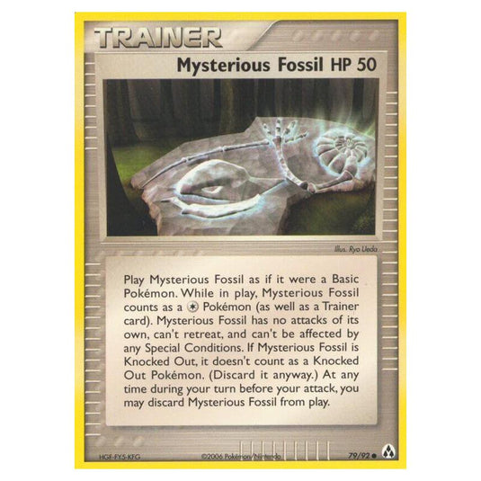 Pokemon - EX Legend Maker - Mysterious Fossil - 79/92