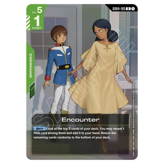 Gundam Card Game - GD-04: Phantom Aria - Encounter (R) - GD04-105