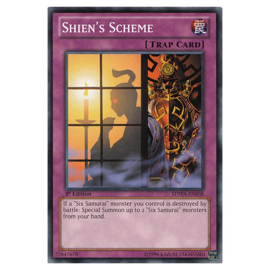 Yu-Gi-Oh! - Samurai Warlords Structure Deck - Shien's Scheme (Common) SDWA-EN038
