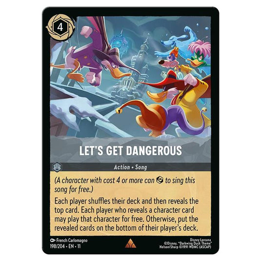 Lorcana - Winterspell - Let's Get Dangerous (Rare) - 198/204