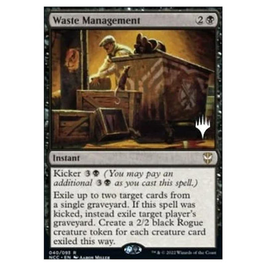 Magic The Gathering - Commander: Streets of New Capenna Promos - Waste Management - 040/281
