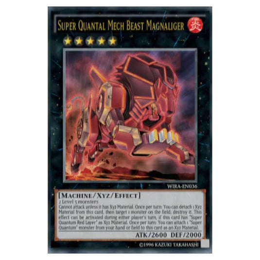 Yu-Gi-Oh! - Wing Raiders - Super Quantal Mech Beast Magnaliger (Ultra Rare) WIRA-EN036