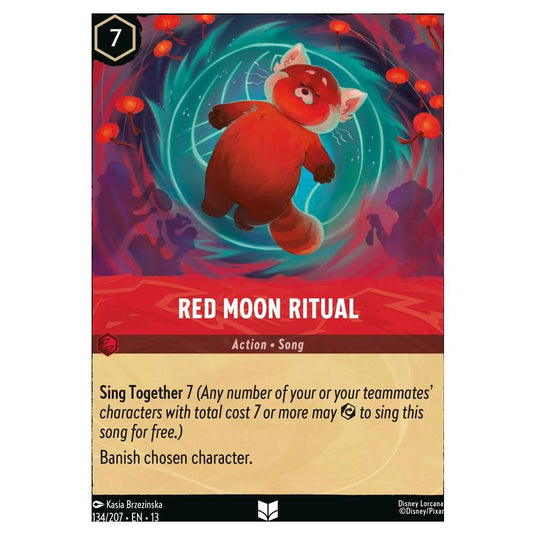 Lorcana - Attack of the Vine! - Red Moon Ritual (Uncommon) - 134/207