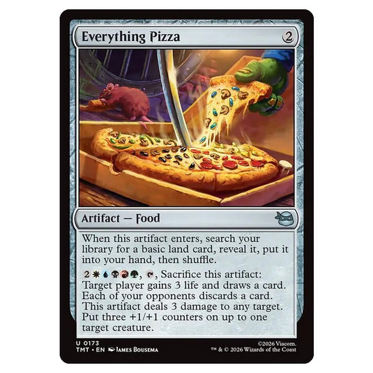 Magic The Gathering - Teenage Mutant Ninja Turtles - Everything Pizza - 0173