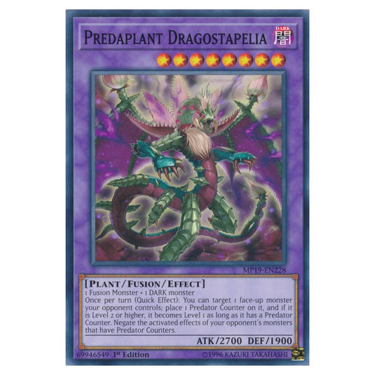 Yu-Gi-Oh! - 2019 Gold Sarcophagus Tin Mega Pack - Predaplant Dragostapelia (Common) MP19-EN228