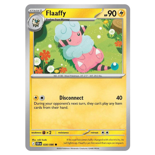 Pokemon - Mega Evolution - Chaos Rising - Flaaffy - 028/086