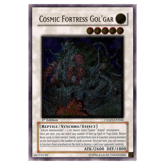 Yu-Gi-Oh! - Crimson Crisis - Cosmic Fortress Gol'gar (Ultimate Rare) CRMS-EN044