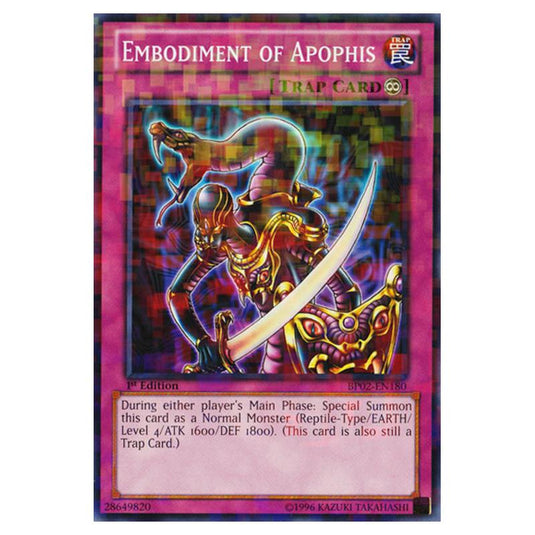 Yu-Gi-Oh! - Battle Pack 2 - War of the Giants - Embodiment of Apophis (Mosaic Rare) BP02-EN180