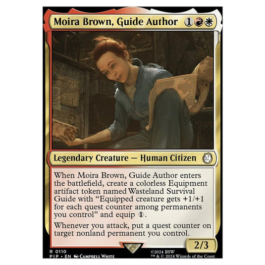 Magic The Gathering - Universes Beyond - Fallout - Moira Brown, Guide Author - 0110