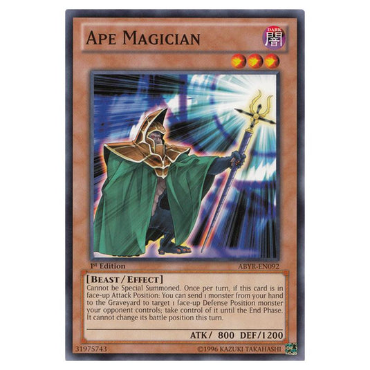 Yu-Gi-Oh! - Abyss Rising - Ape Magician (Common) ABYR-EN092